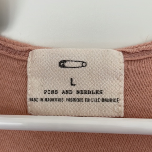 Pins and needles top in muted pink - Picture 3 of 4